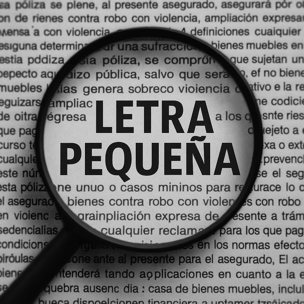 El lado oscuro de la letra pequeña en los seguros